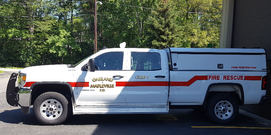 Oakland Mapleville Fire Department Car 1